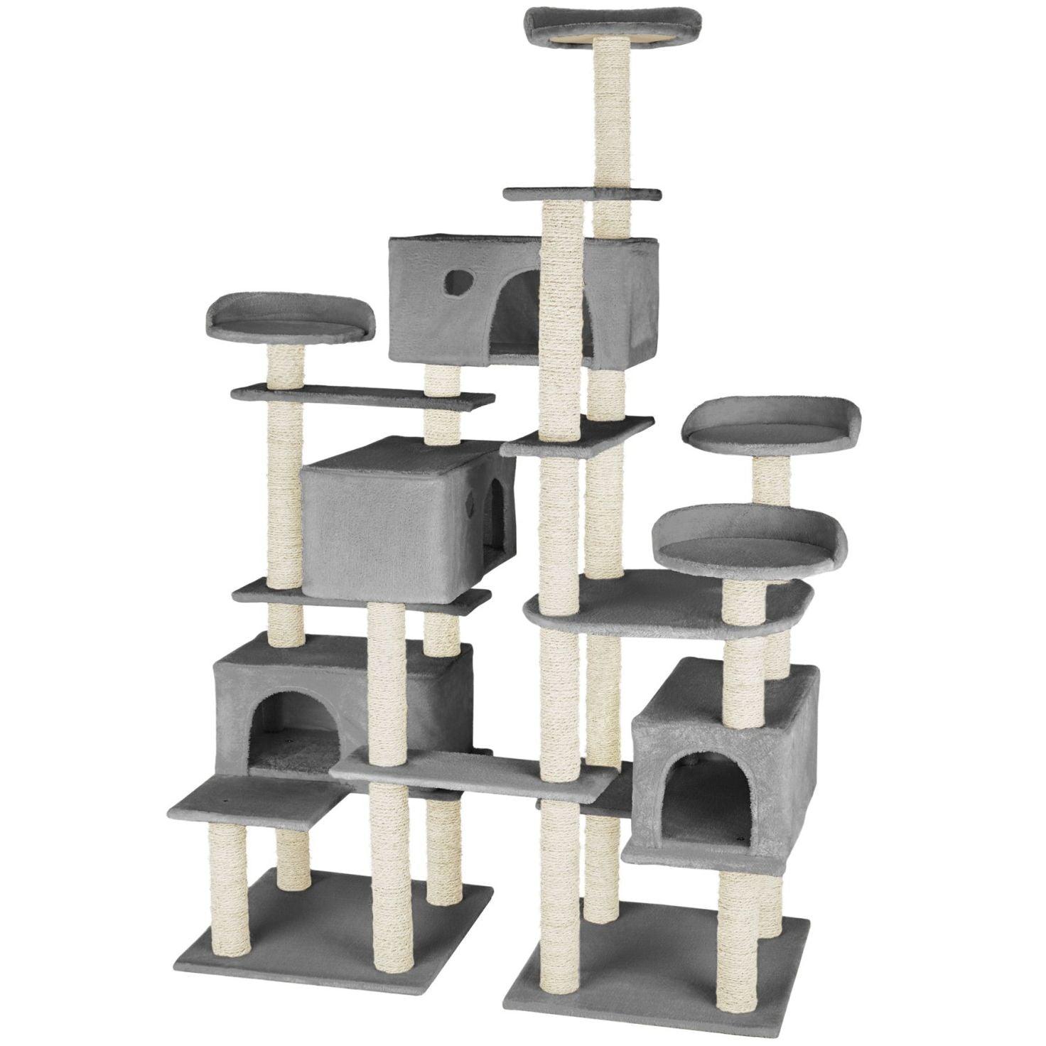 foto del prodotto tiragraffi per gatti 214 cm grigio 08 0000185