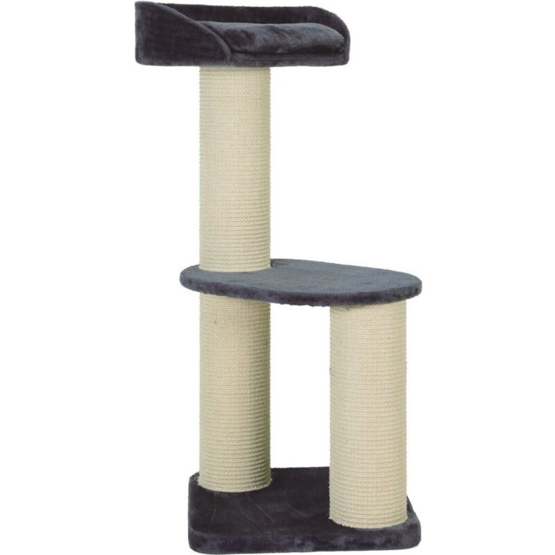 foto del prodotto tiragraffi per gatti zolux 504094 nero beige sisal
