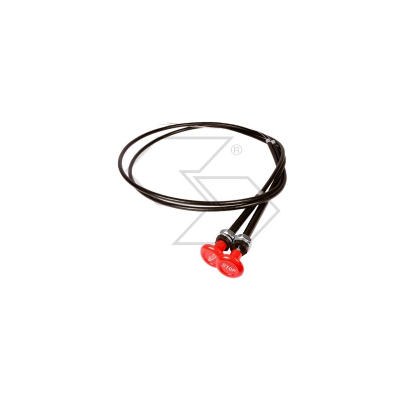 foto del prodotto tirante stop motore con filo armonico filo 1 mm lunghezza 2200 mm guaina 6mm