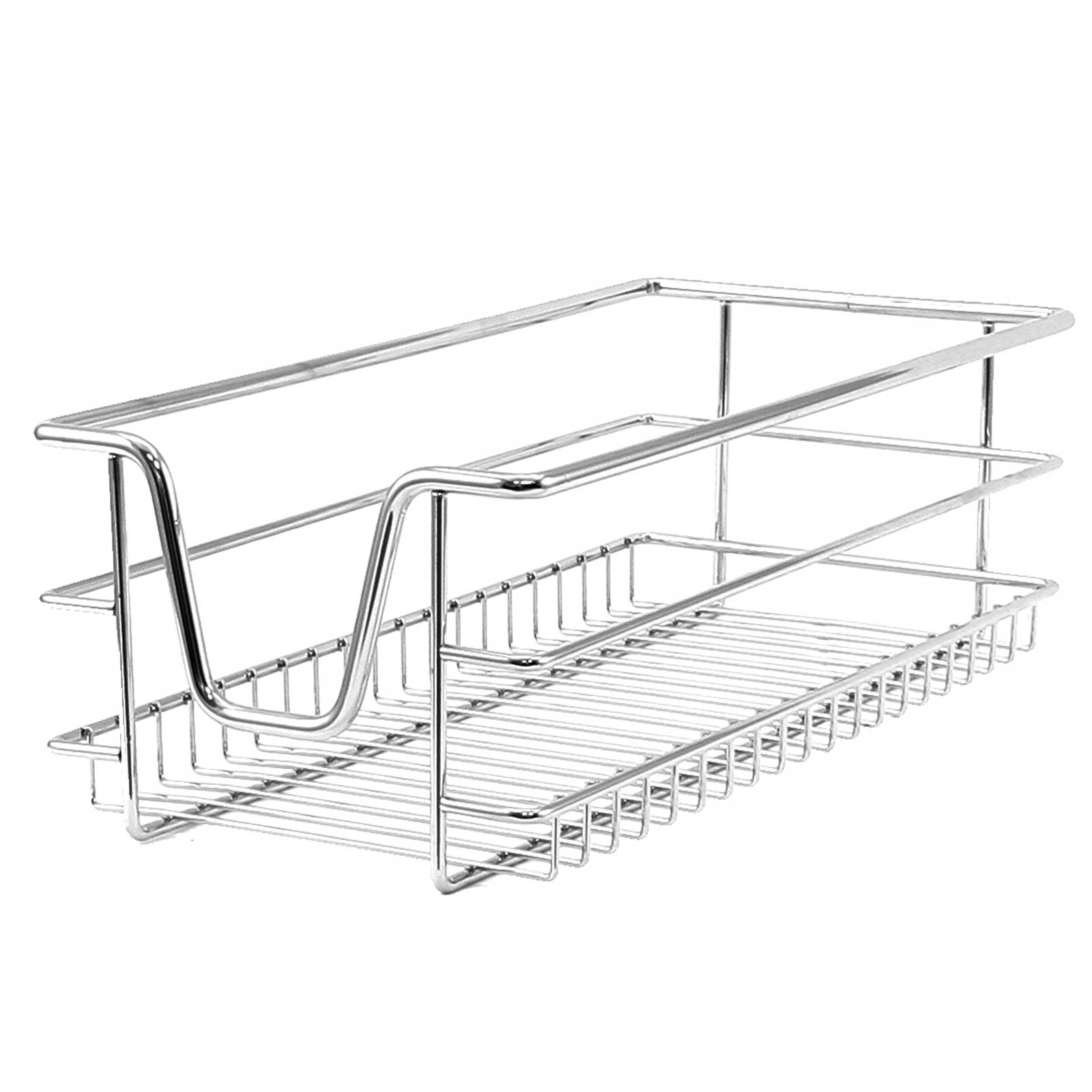 foto del prodotto tirare fuori cestini in acciaio da cucina cestelli organizzazione credenza da 30cm