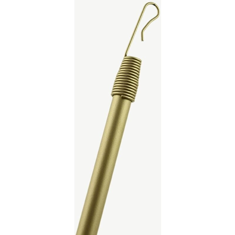 foto del prodotto tiratenda per tende da interno materiale alluminio diametro 11 mm lunghezza 125 cm ideale per lo scorrimento della tenda ideale per