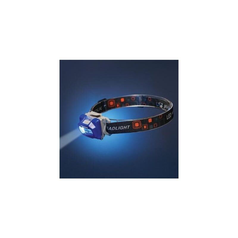 foto del prodotto tiross ts1867 profi lampada frontale a led, torcia de testa con 2 luci 3 w led, 1,5 w cob , 3 bulbamodi, nero