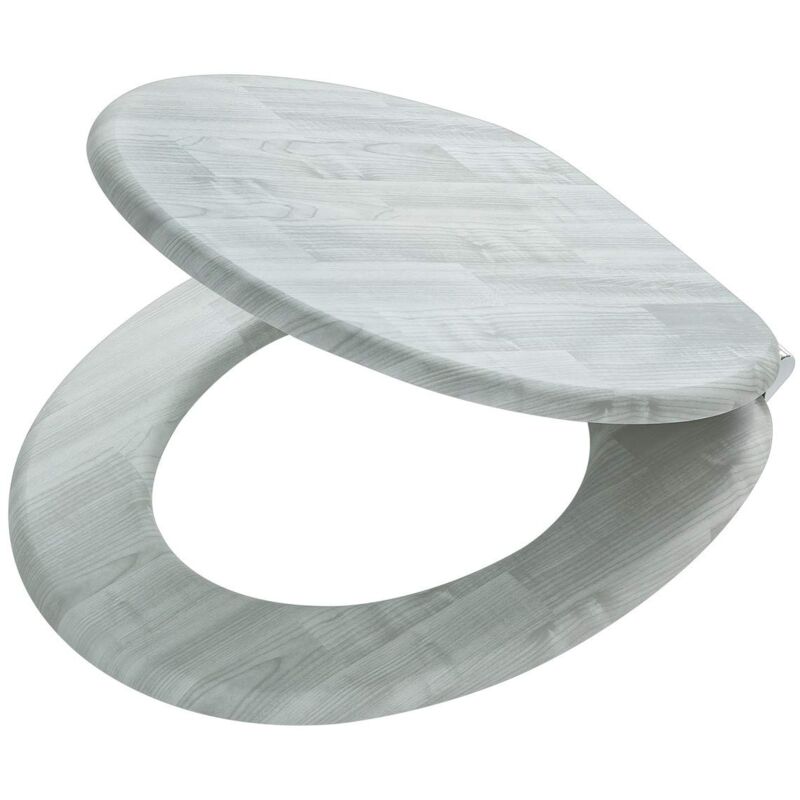 foto del prodotto titan sedile per wc, mdf, grigio, 37x44x4 cm tiger