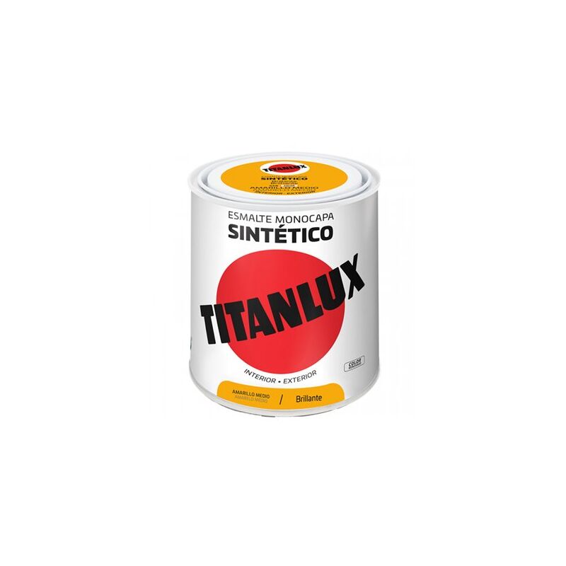 foto del prodotto titan smalto giallo medio 250ml 568 lux