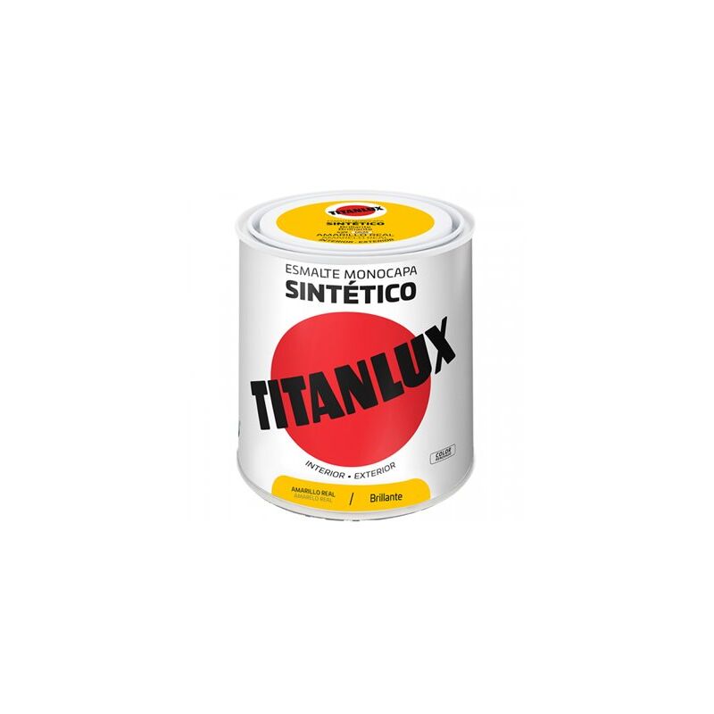 foto del prodotto titanlux smalto giallo reale 250ml 529