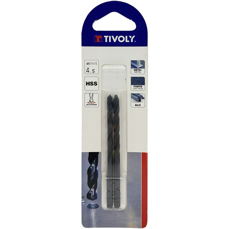 foto del prodotto tivoly 11436720450 punta metalli tx 4,5 mm blister di 2