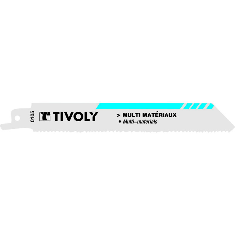 foto del prodotto tivoly 2 lame per sega universale lunga durata taglio dritto taglio rapido attacco universale per taglio multi materiale