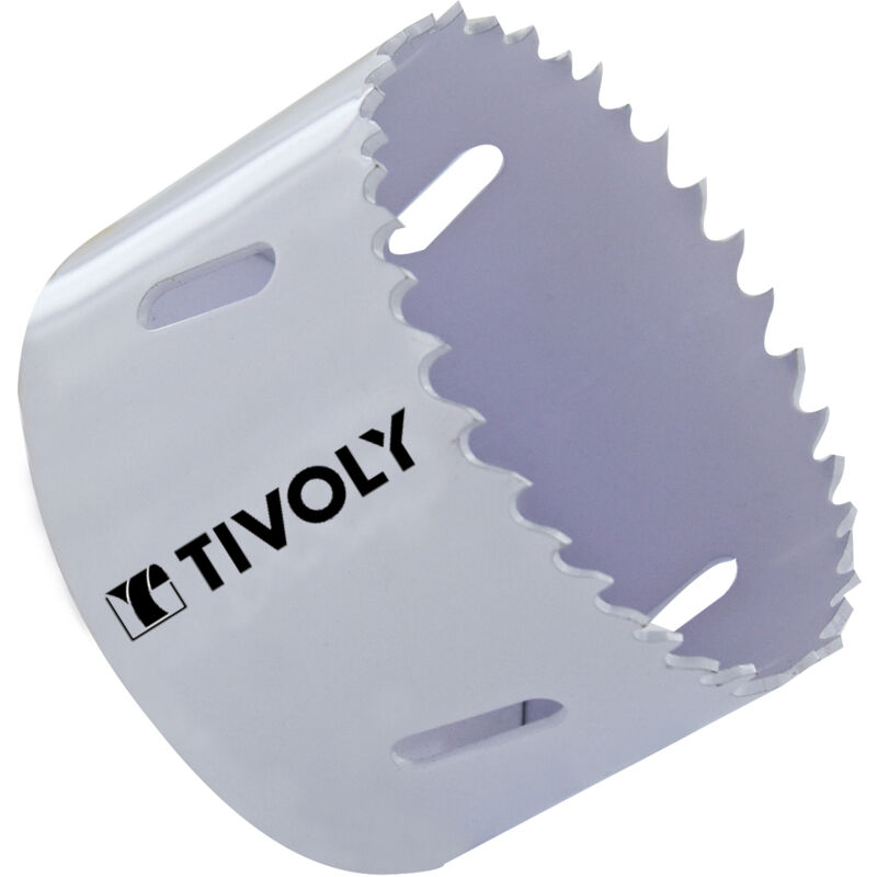 foto del prodotto tivoly sega a tazza bimetallica hss 102mm denti a passo variabile per forare metalli per forare lamiere