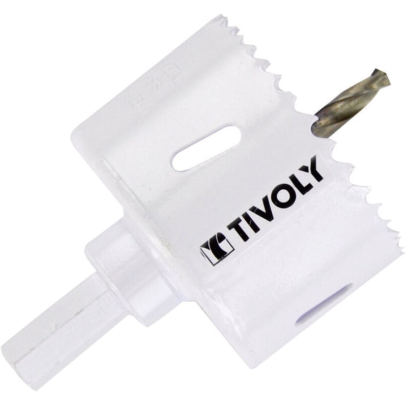 foto del prodotto tivoly sega a tazza monoblocco bimetallica hss 68mm dentatura a passo variabile dentatura controsposta per forare i metalli