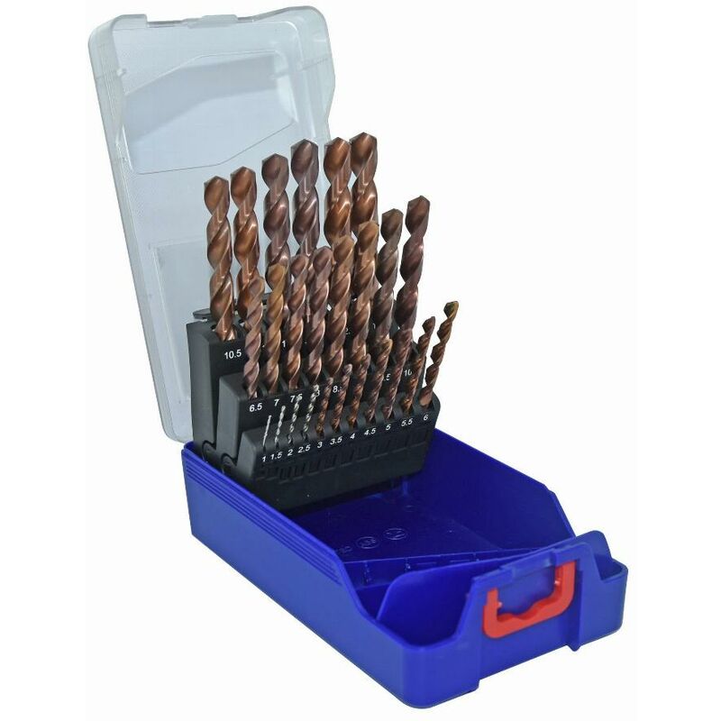 foto del prodotto tivoly set di 25 punte a croce per metallo furius rivestite in hss da 1 a 13 mm 11454170017