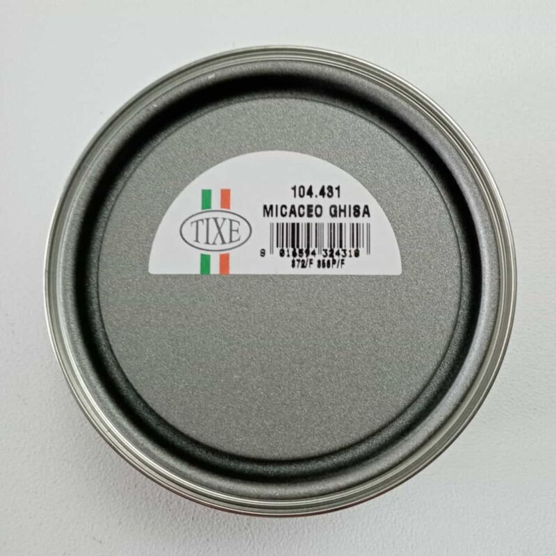 foto del prodotto tixe brilltix 350ml smalto micaceo base solvente colore ghisa diretto su ruggine