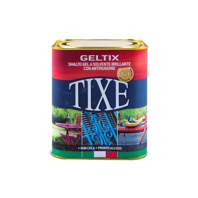 foto del prodotto tixe smalto antiruggine geltix 750ml bianco lucido.