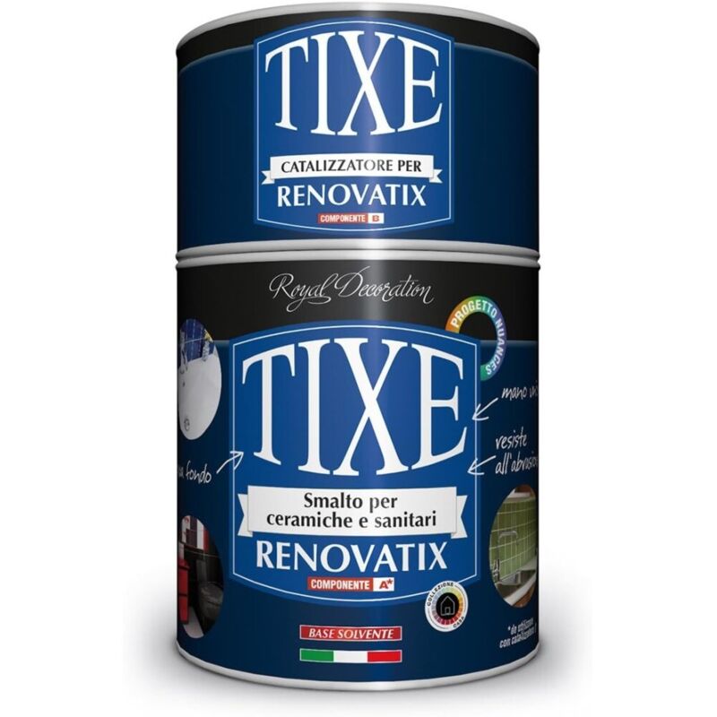 foto del prodotto tixe - smalto per ceramica e sanitari 750 ml bianco renovatix