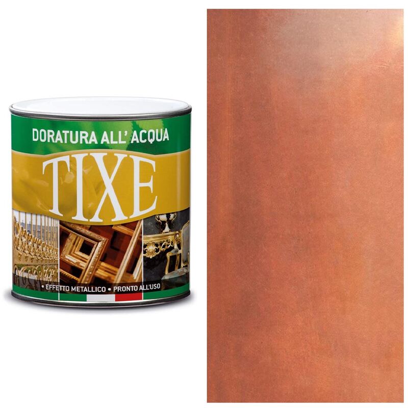 foto del prodotto tixe vernice oro all acqua per esterni doratura rame 125 ml