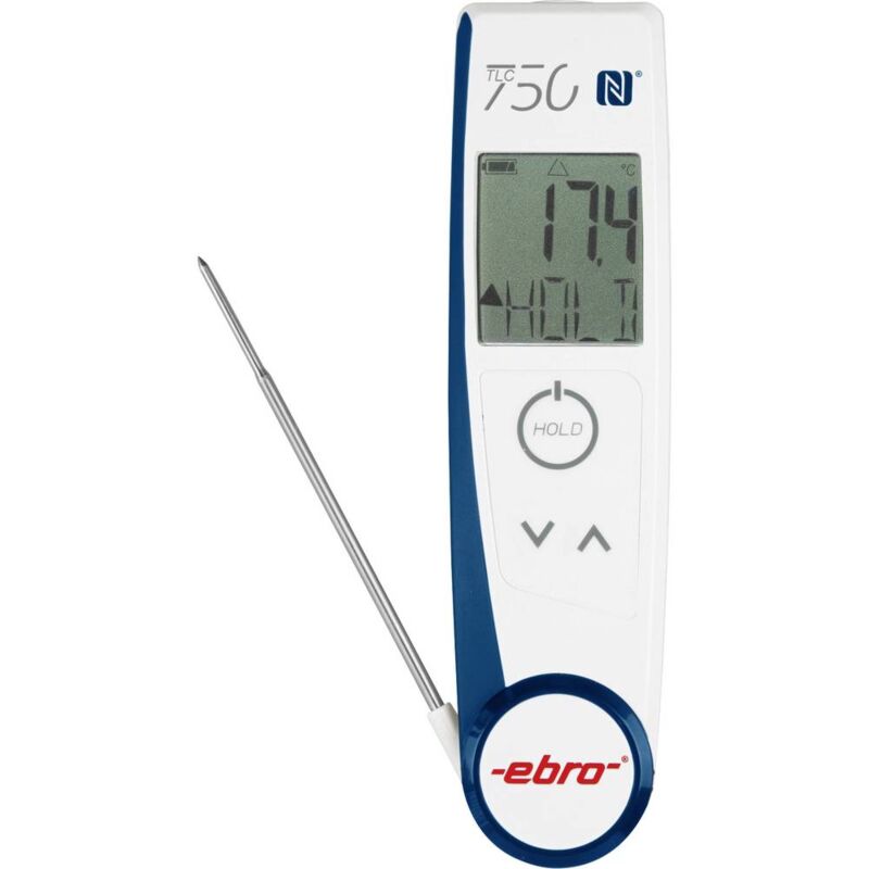 foto del prodotto tlc 750 nfc termometro a infrarossi e a penetrazione haccp campo di misura temperatura 50 fino a 250 c sensore xylem