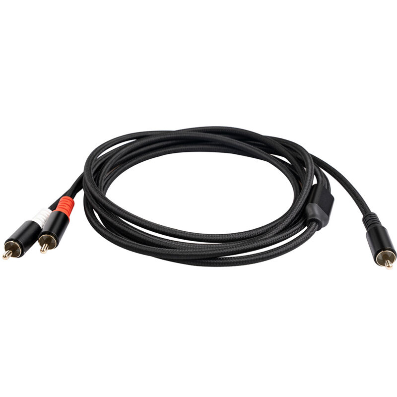 foto del prodotto tlily cavo adattatore rca a y, cavo subwoofer a y, 1 cavo audio rca a 2 rac, cavo audio rca per amplificatore di potenza, metri