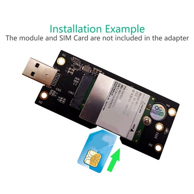 foto del prodotto tlily modulo ngff a sim con usb 3.0 3g 4g 5g slot per scheda adattatore portatile