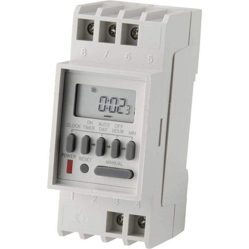 foto del prodotto tm 848 2 timer per guida din digitale 230 v ac 4000 w c control
