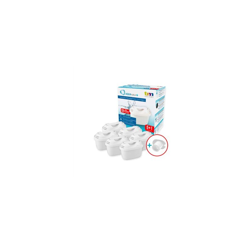 foto del prodotto tm electron confezione da 6 filtri per l acqua compatibili con brita maxtra tmfil006 tm