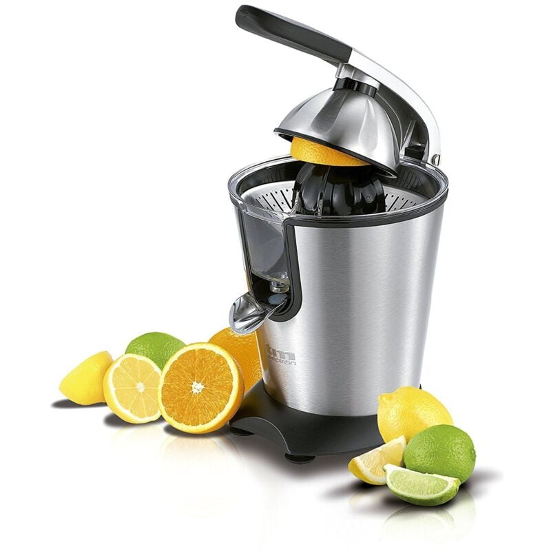 foto del prodotto tm electron - tmpex010 - spremiagrumi elettrico con corpo in acciaio inox, 160 w, colore grigio
