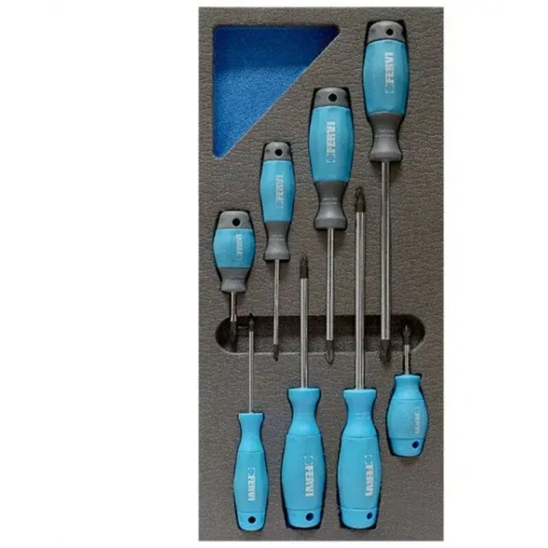foto del prodotto tm01 018 termoformato morbido con assortimento 8 pz. fervi