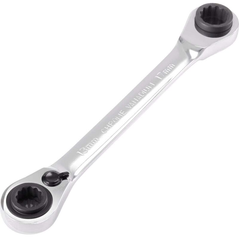 foto del prodotto to-5355795 kit di chiavi a cricchetto doppio misura (metrica) 10 - 19 mm - toolcraft