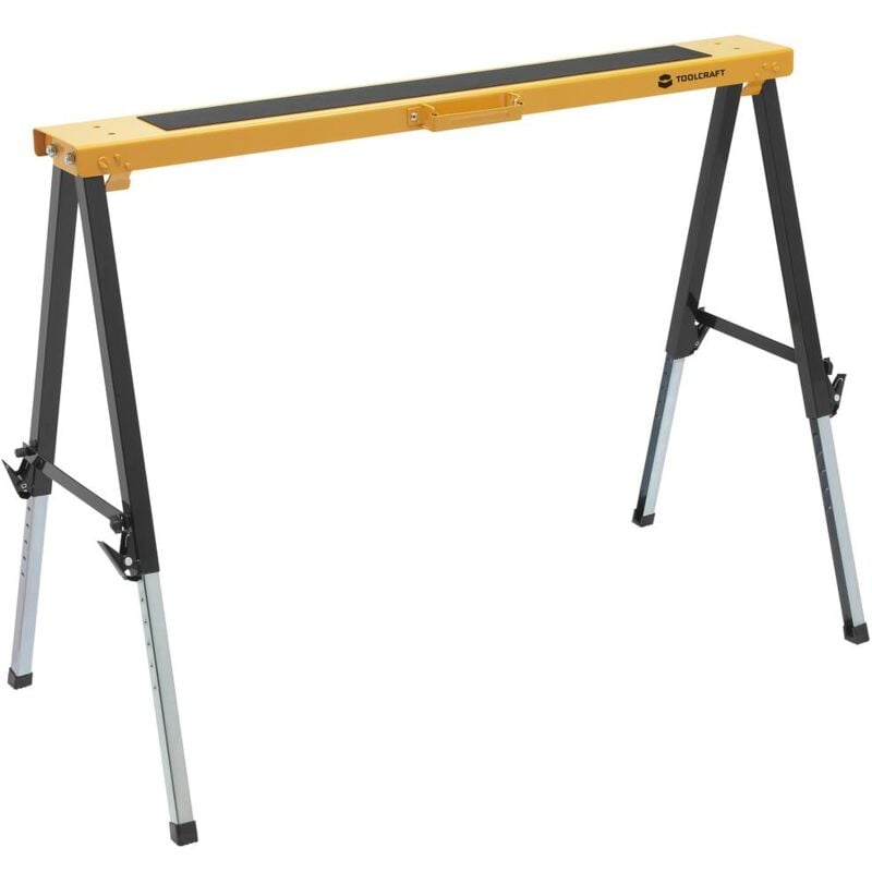 foto del prodotto to-7726194 acciaio cavalletto per tagliare la legna regolabile in altezza 150 kg l x a x p 500 x 645 x 995 - toolcraft