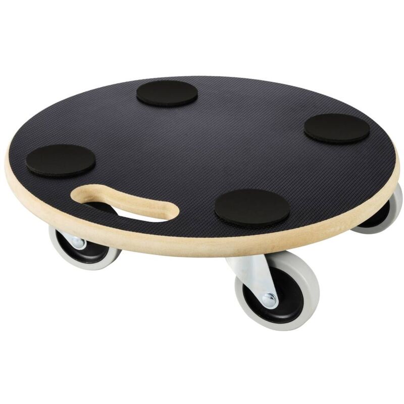 foto del prodotto to-8997048 piattaforma con ruote capacità di carico max. 200 kg 380 mm x 380 mm x 105 mm numero ruote di g - toolcraft