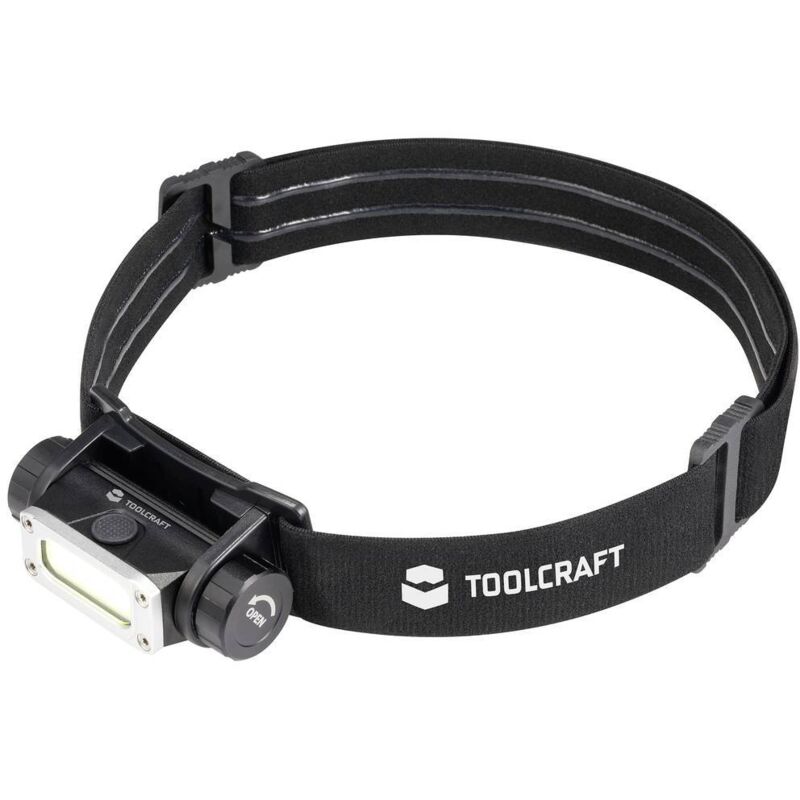 foto del prodotto to 9469515 led cob lampada frontale batteria ricaricabile agli ioni di litio 450 lm 13 h to 9469515 toolcraft