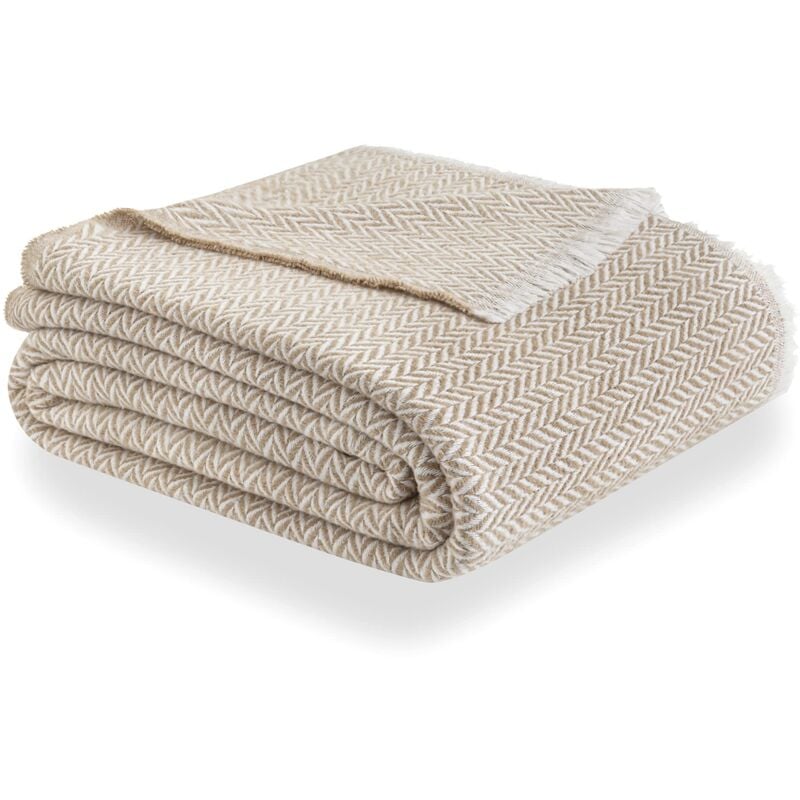 foto del prodotto todocama coperta in cotone extra morbida, four seasons, copriletto multiuso per divano, coperta da letto, coperta in pile, copriletto, copridivano