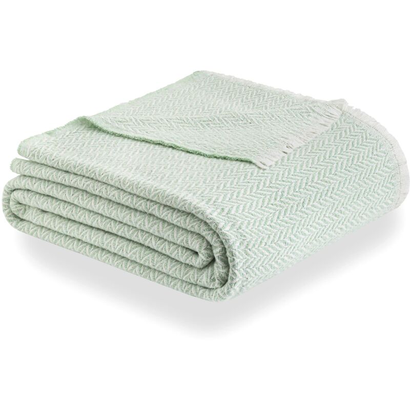 foto del prodotto todocama coperta in cotone extra morbido, quattro stagioni, copriletto multiuso, plaid per letto, coperta in pile, copriletto, copriletto,