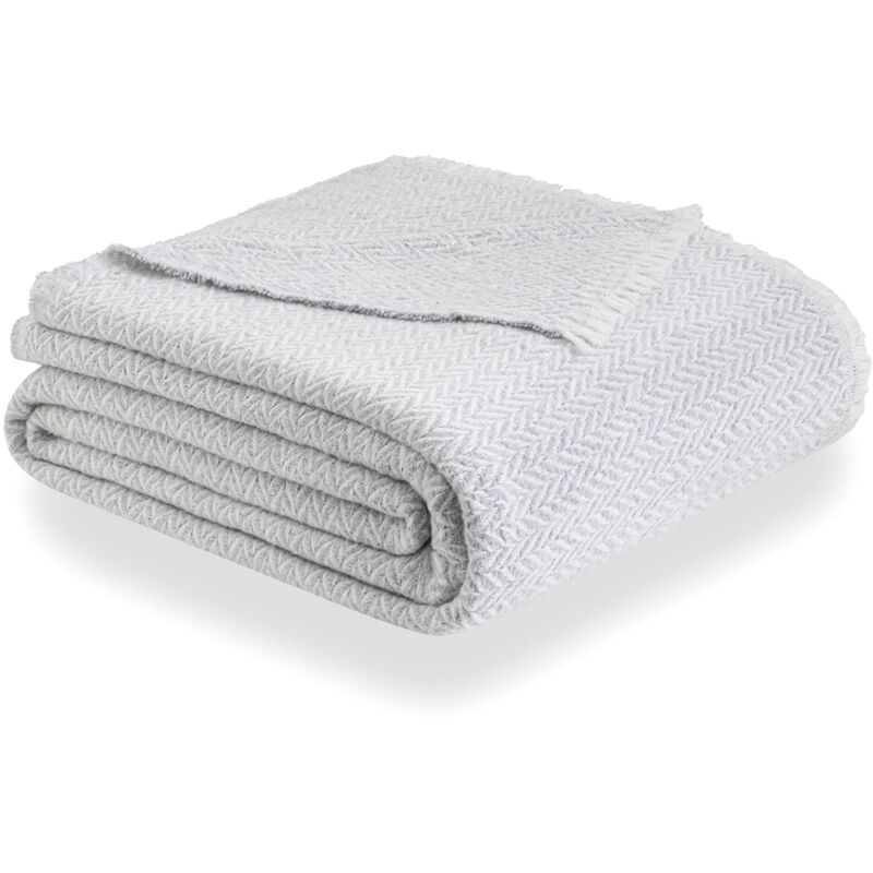 foto del prodotto todocama coperta in cotone extra morbido, quattro stagioni, copriletto multiuso, plaid per letto, coperta in pile, copriletto, copriletto,