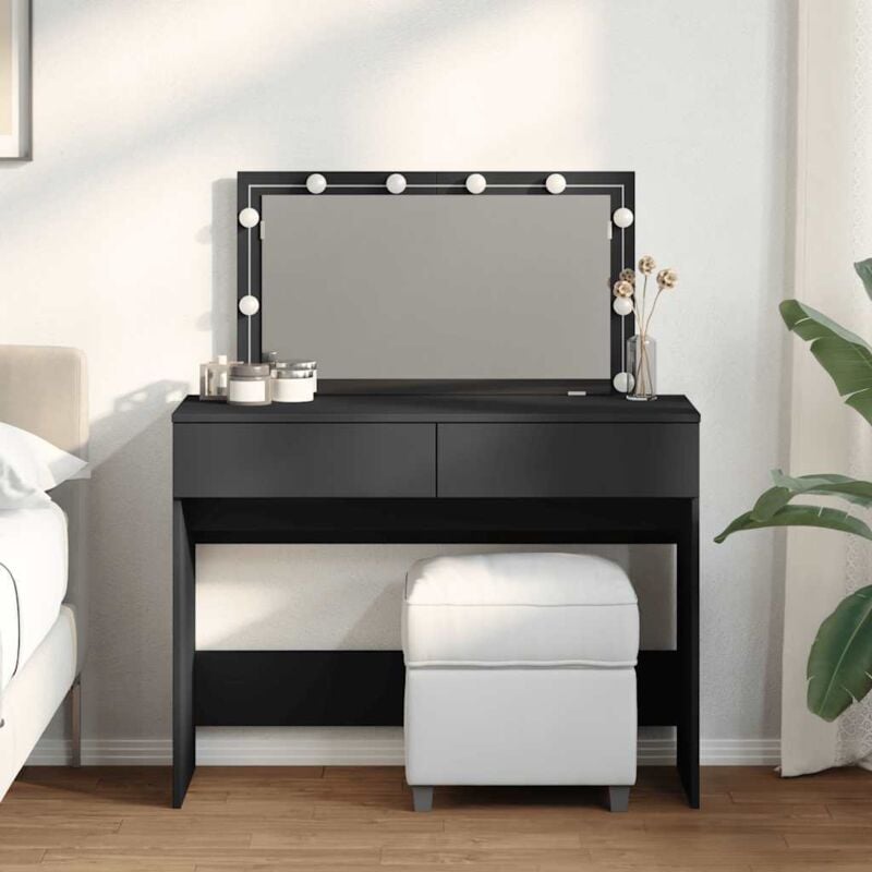 foto del prodotto toeletta con led nero 100x40x120 cm vidaxl