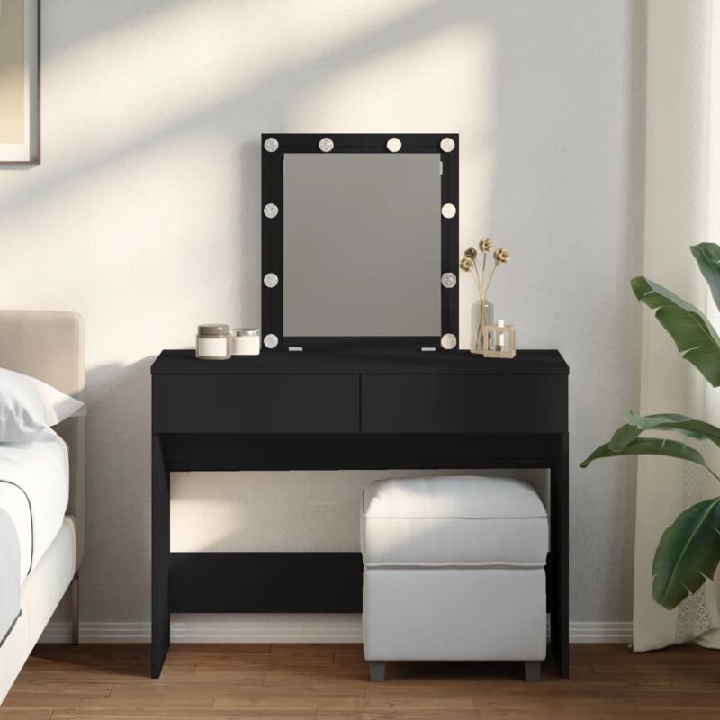 foto del prodotto toeletta con led nero 100x40x130 cm vidaxl