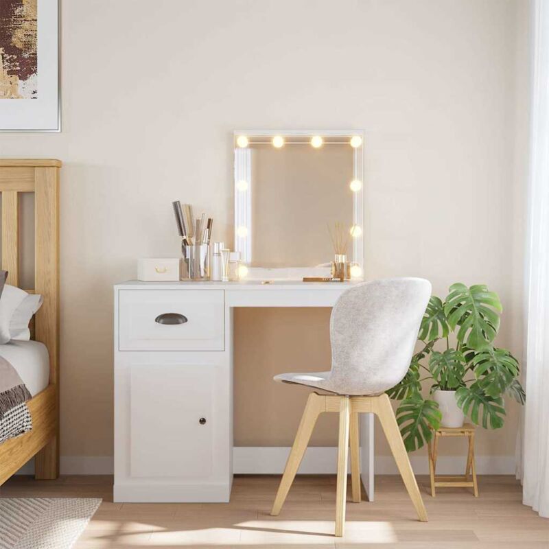 foto del prodotto toeletta con luci led bianca 90x42x132,5 cm vidaxl