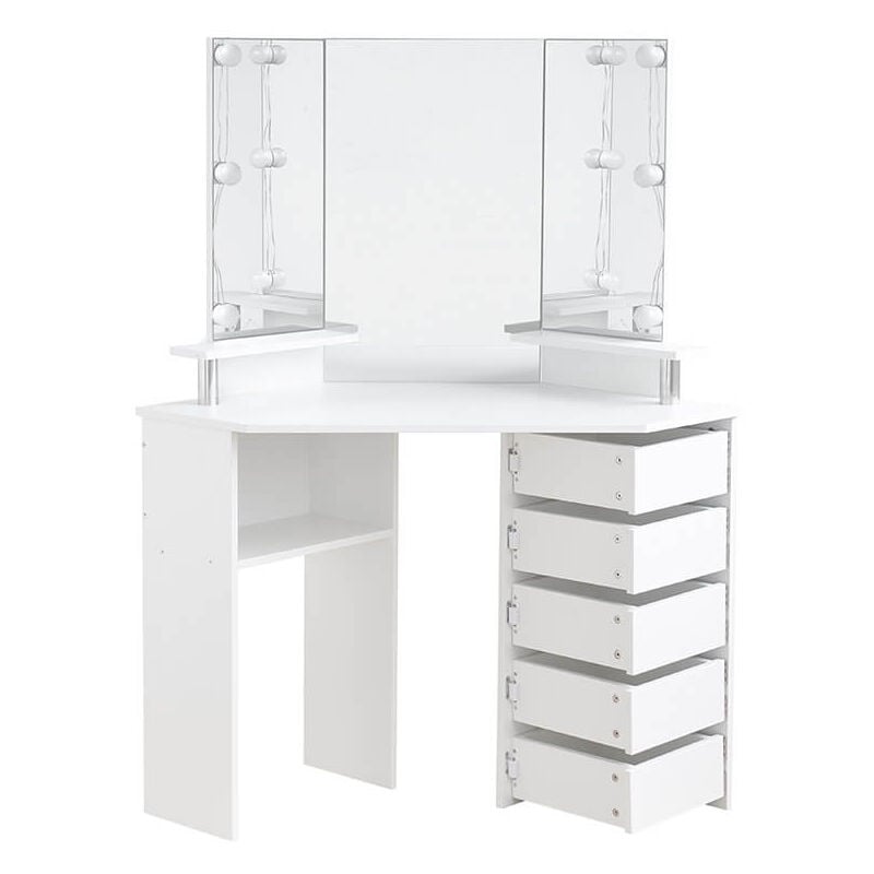 foto del prodotto toeletta con specchio e illuminazione a led candice home deluxe
