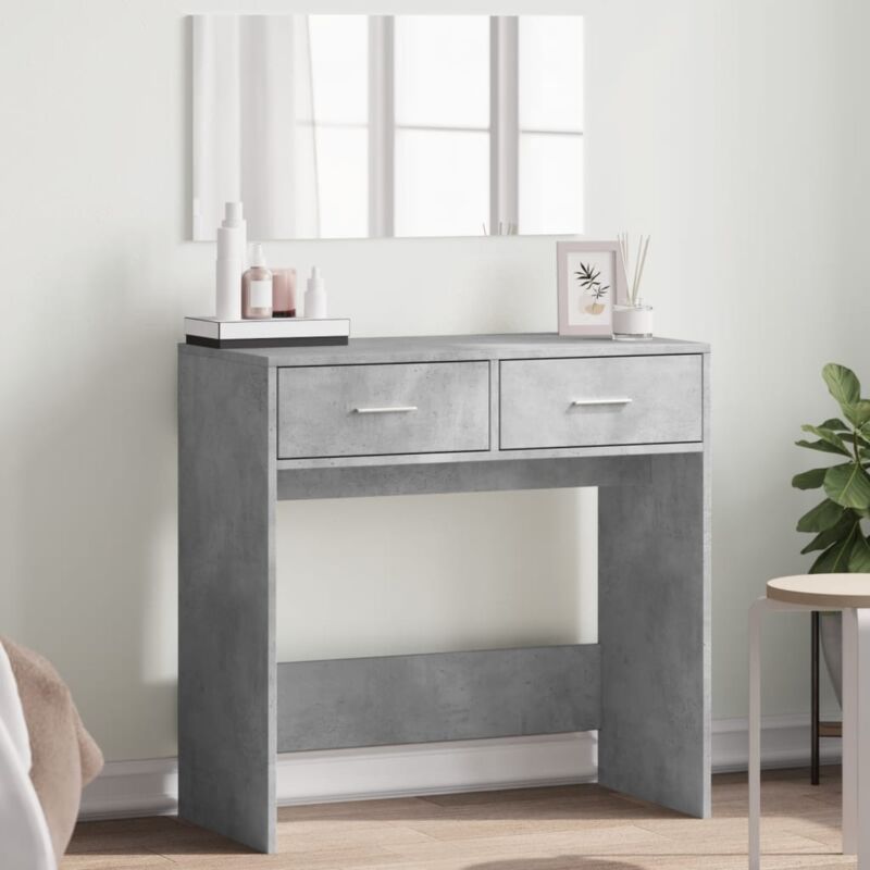 foto del prodotto toeletta con specchio grigio cemento 80x39x80 cm vidaxl