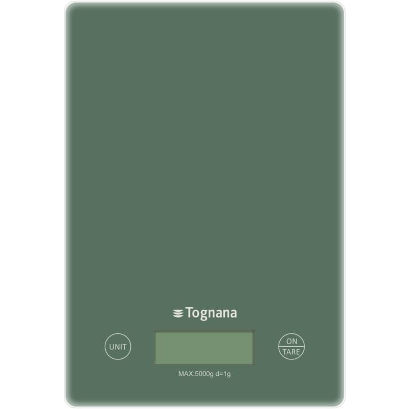 foto del prodotto tognana bilancia da cucina digitale iridea 5 kg verde