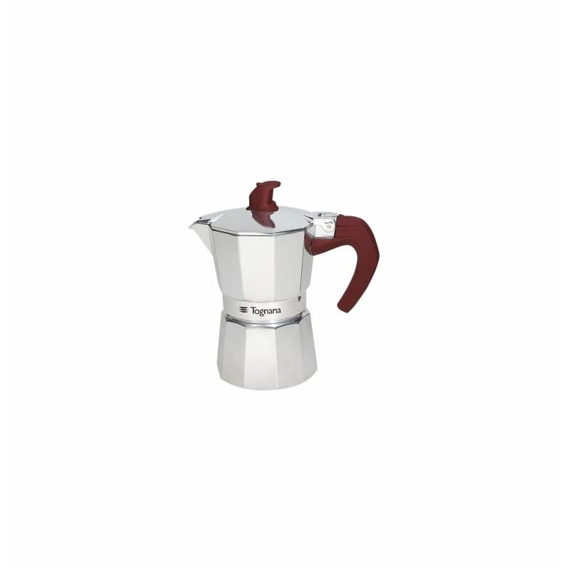 foto del prodotto tognana extra style, caffettiera moka, 1 tazza, alluminio, grigio