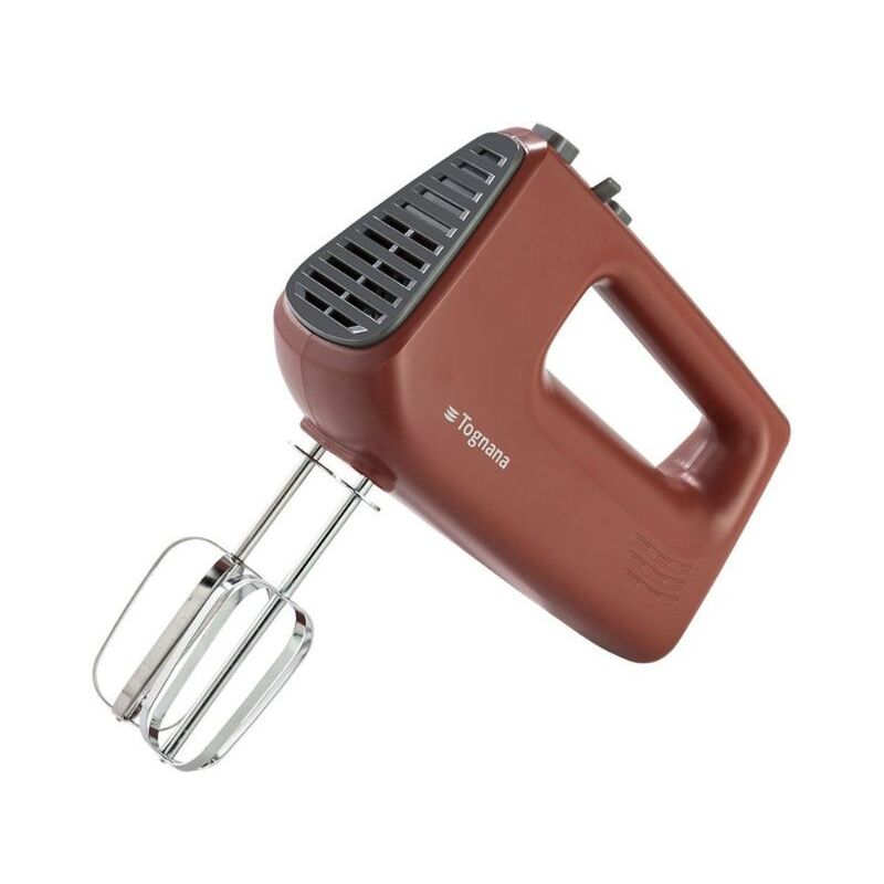 foto del prodotto tognana sbattitore elettrico linea iridea acciaio inox plastica rosso