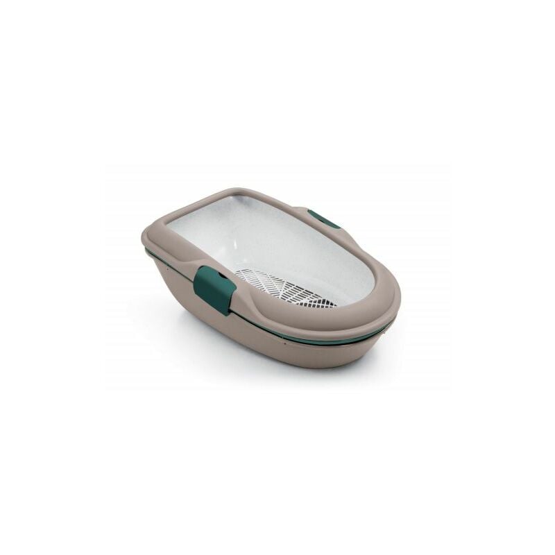 foto del prodotto toilette furba chic tortora chiaro/verde inglese