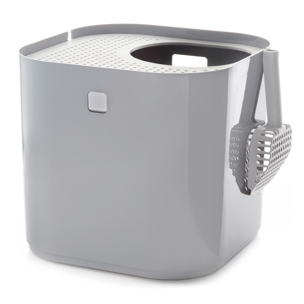 foto del prodotto toilette per gatti modkat grigio
