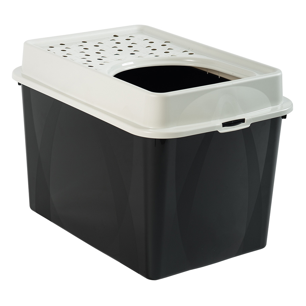 foto del prodotto toilette per gatti rotho mypet eco berty nero