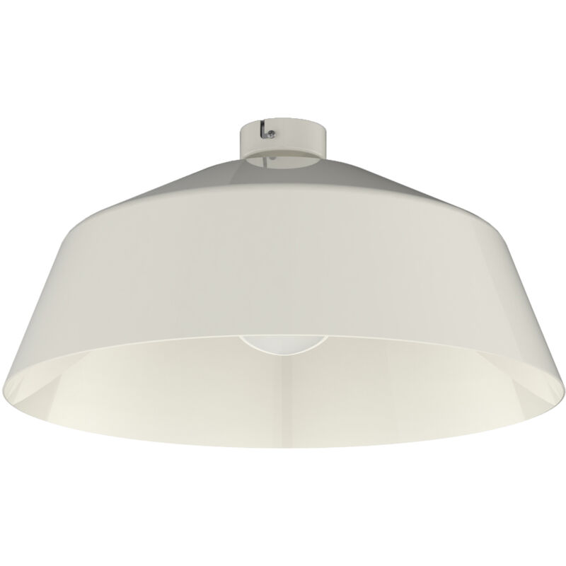 foto del prodotto tokyo plafoniera, 1xe27, max 42w, metallo, bianco lucido, d.50cm lumicom