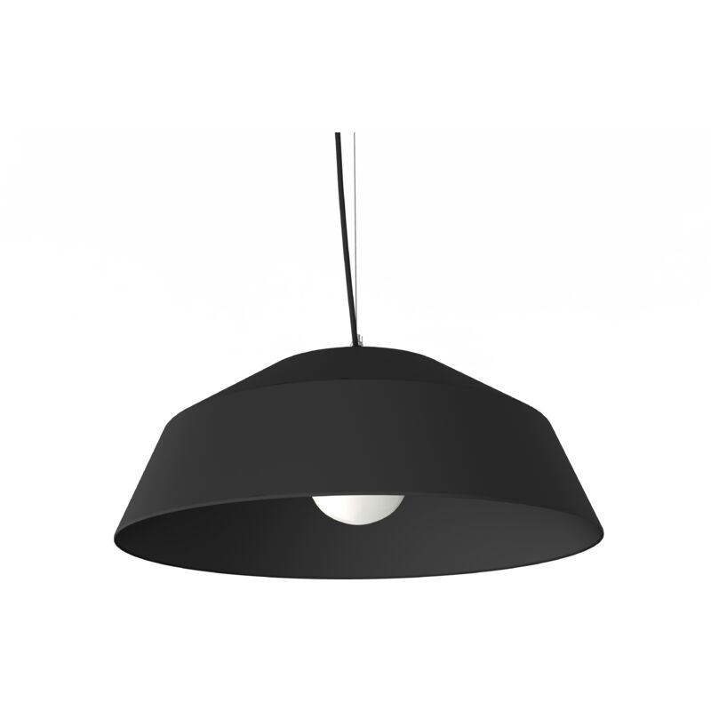 foto del prodotto tokyo sospensione, 1xe27, max 42w, metallo, nero opaco, d.50cm lumicom