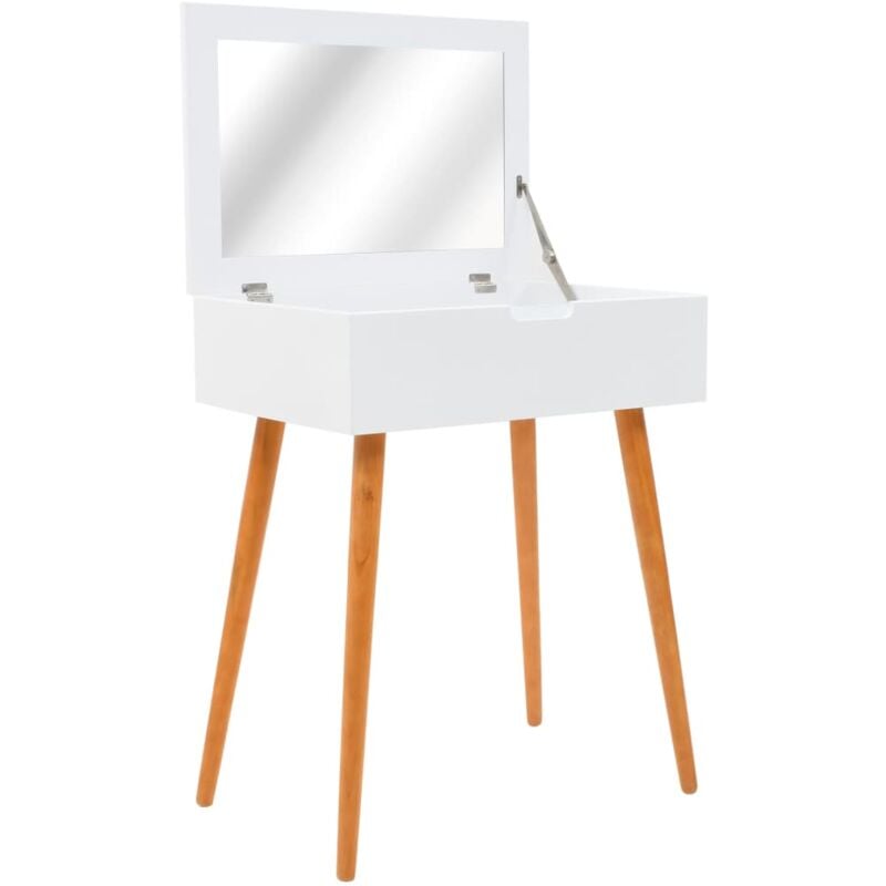 foto del prodotto toletta con specchio in mdf 60x40x75 cm vidaxl