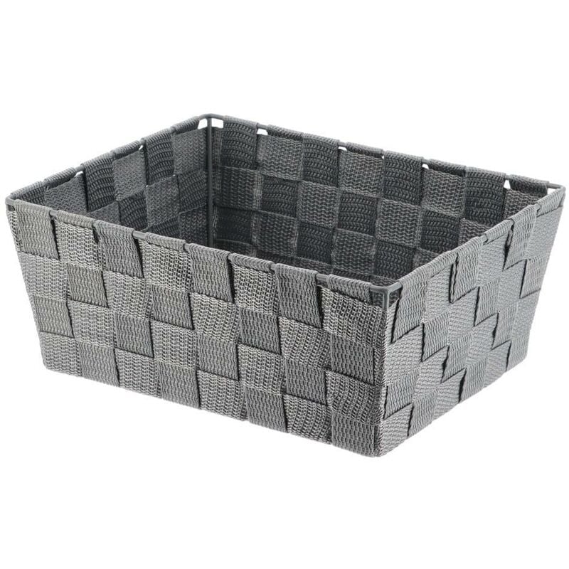 foto del prodotto toletta in poliestere h10.5xw19.5xd25cm grigio tendance