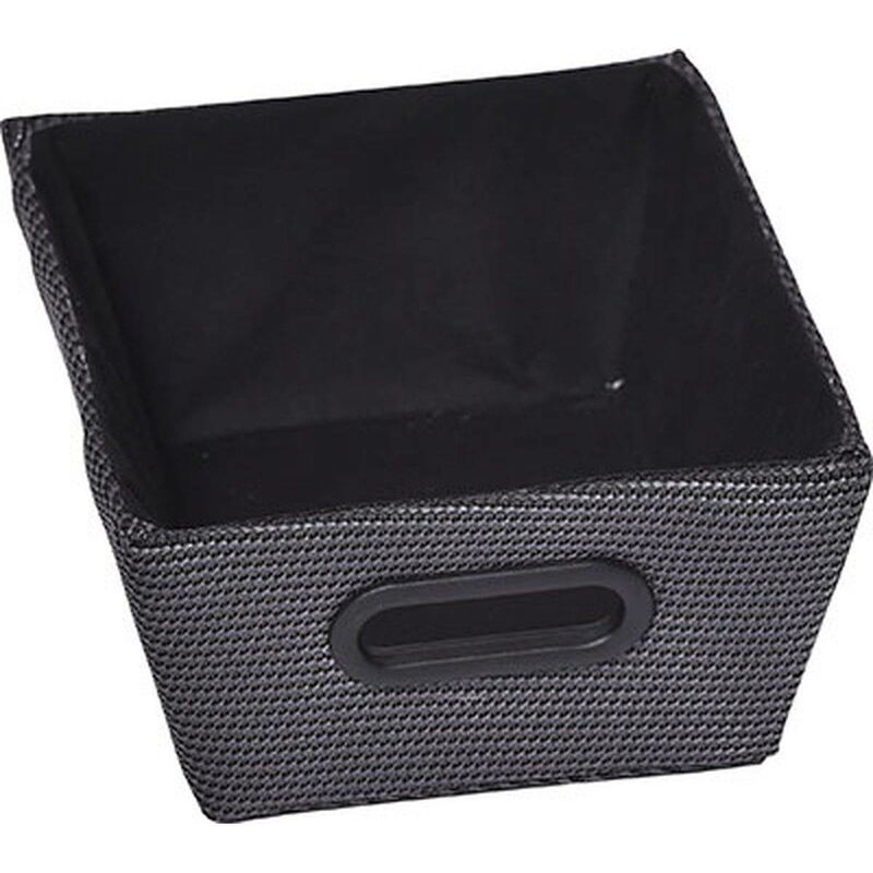 foto del prodotto toletta in poliestere h10.5xw20.5xd26cm nero tendance