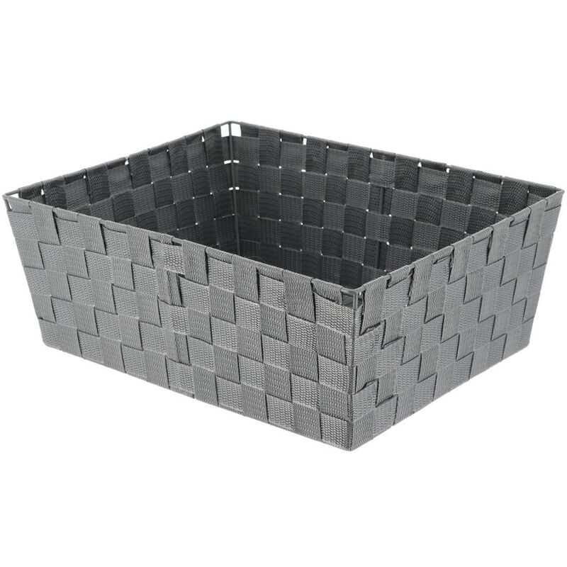 foto del prodotto toletta in poliestere h15xw31,5xd39cm grigio tendance