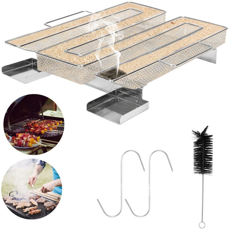 foto del prodotto tolletour swanew produttore di fumo freddo generatore di fumo freddo affumicamento freddo 22.5x17.5x4.5 cm affumicatore